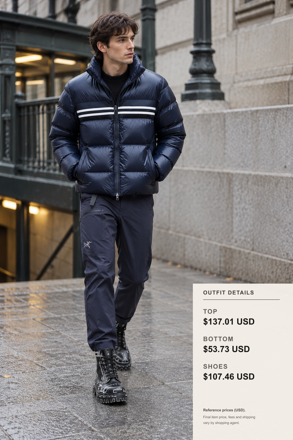 Thom Browne Knitwear for Commute and Travel outfit 1 full-body street style for fashionreps