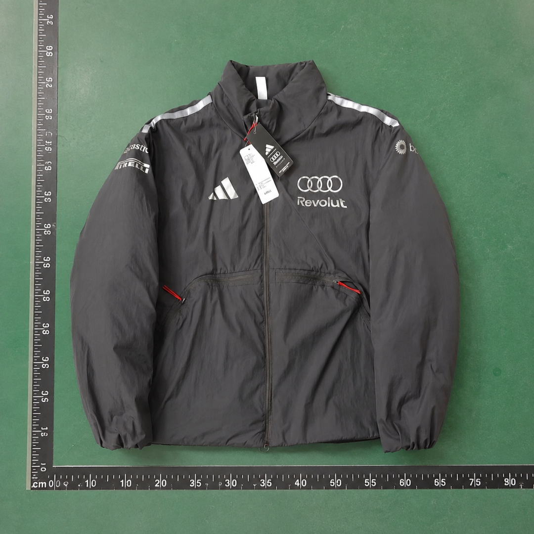adidas Jacket QC: Check Zippers, Logos, Size Tags