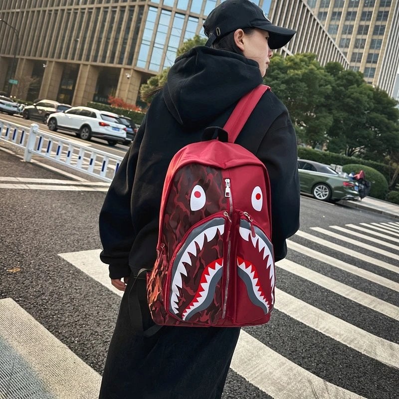 BAPE Black Print Backpack Review: Why We Chose the Black Colorway of a $12.39 Oxford-Cloth Bag