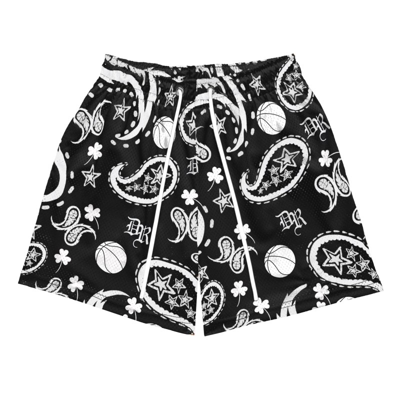 Dior Black Athletic Shorts Review: A Paisley-Basketball Print and a No-Inner-Brief Mesh Lining on a $7.91 Sample