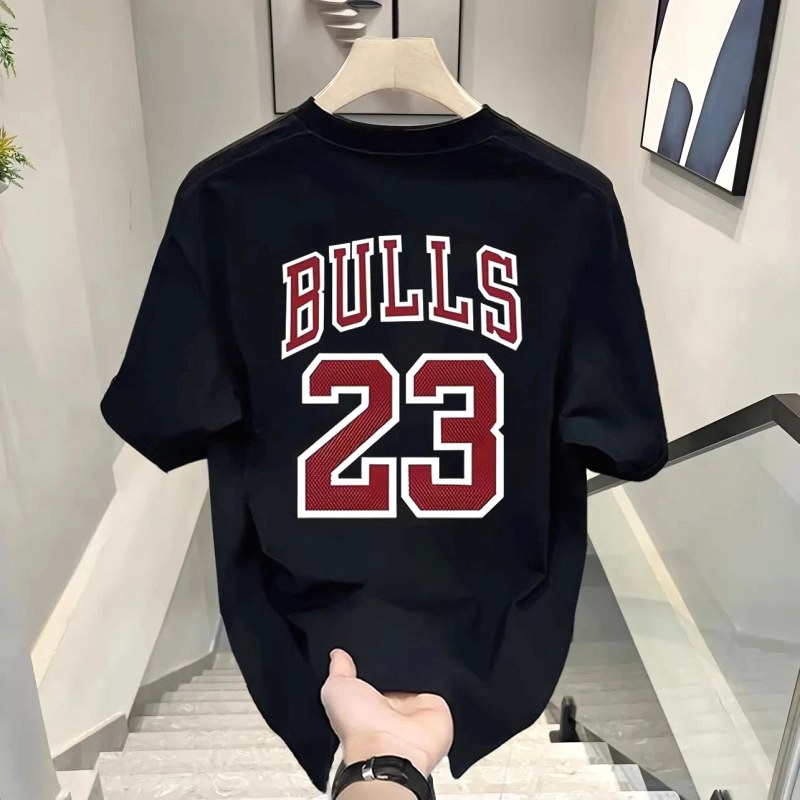 NBA Black T-Shirt in Casual Streetwear Style Review: Tested $5.07 Cotton Crew-Neck