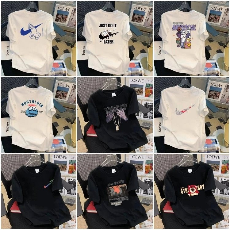 Nike Classic Logo Printed T-Shirt Review: 30 Print Options, Loose Cut to 5XL
