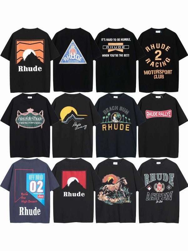 Rhude "Dark" Series T-Shirt Collection Review: A $8.36 Cotton Graphic Tee, Hands-On Tested
