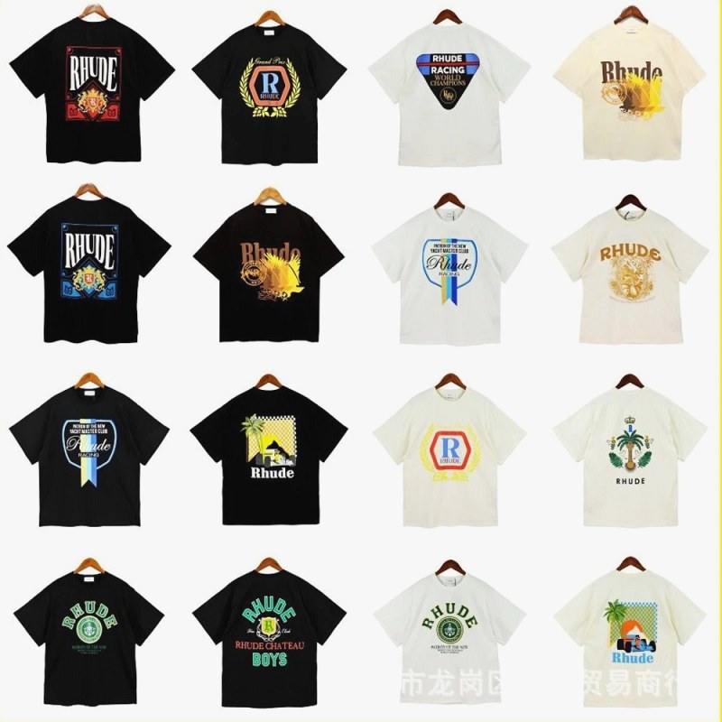 Rhude Trendy T-Shirt Review: 240g Cotton Print Tee, Hands-On Tested