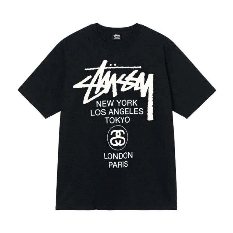 Stussy Letter Print Black T-Shirt Review: Loose-Cut Streetwear Tee, Tested